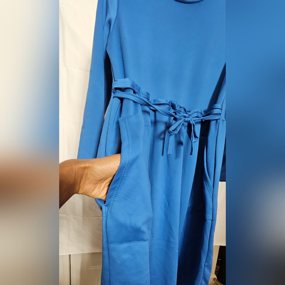 BLUE DRESS M/L - Picture 4 of 5